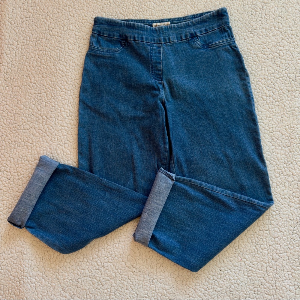 Draper’s & Damon’s Petite Pull On Stretch Jeans PS Straight Leg